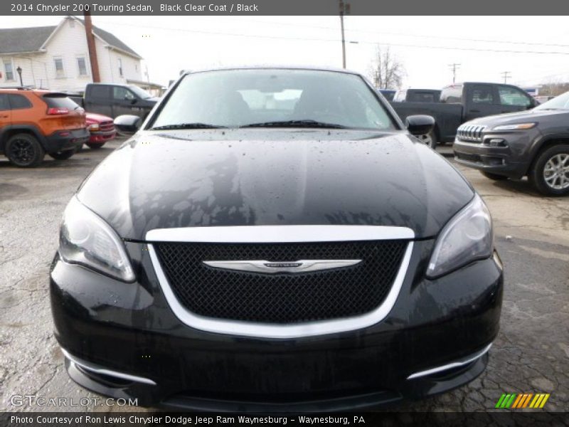 Black Clear Coat / Black 2014 Chrysler 200 Touring Sedan