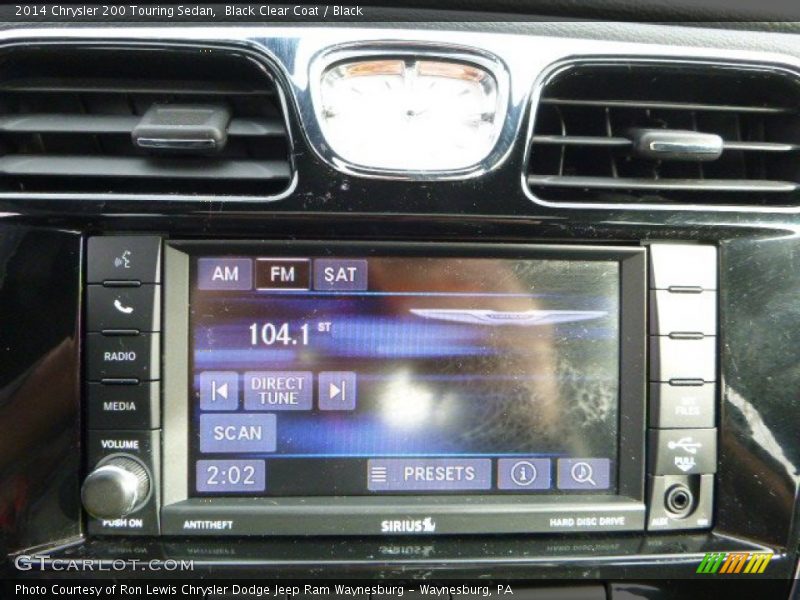 Black Clear Coat / Black 2014 Chrysler 200 Touring Sedan