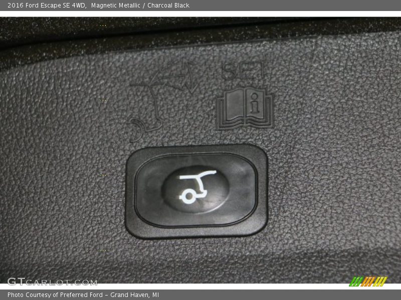 Magnetic Metallic / Charcoal Black 2016 Ford Escape SE 4WD