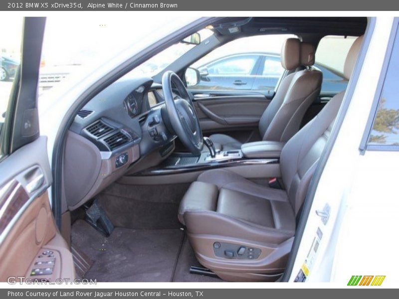 Alpine White / Cinnamon Brown 2012 BMW X5 xDrive35d