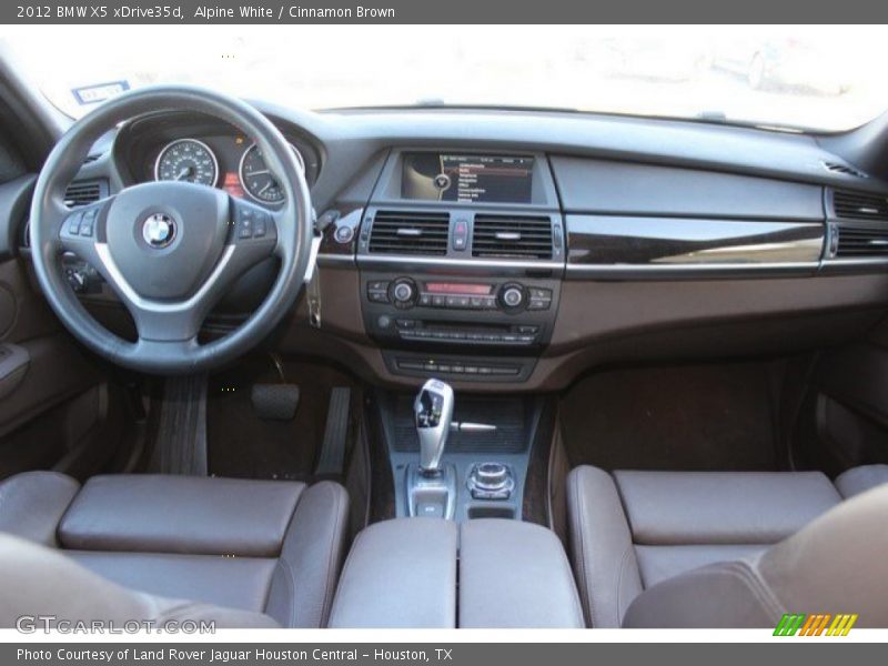 Alpine White / Cinnamon Brown 2012 BMW X5 xDrive35d