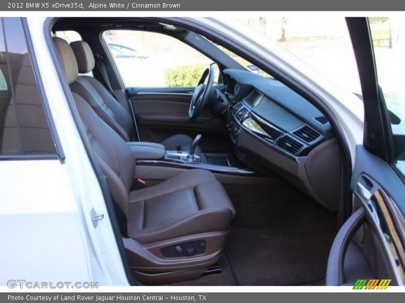 Alpine White / Cinnamon Brown 2012 BMW X5 xDrive35d