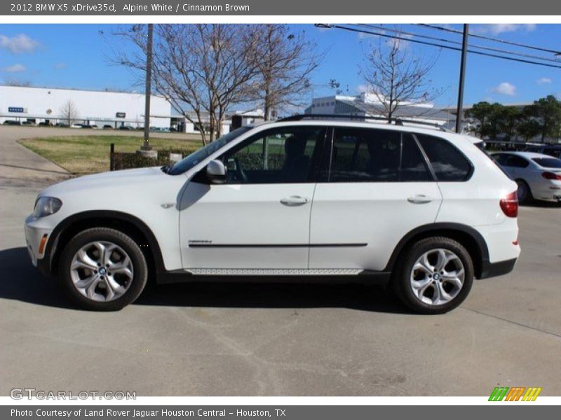 Alpine White / Cinnamon Brown 2012 BMW X5 xDrive35d