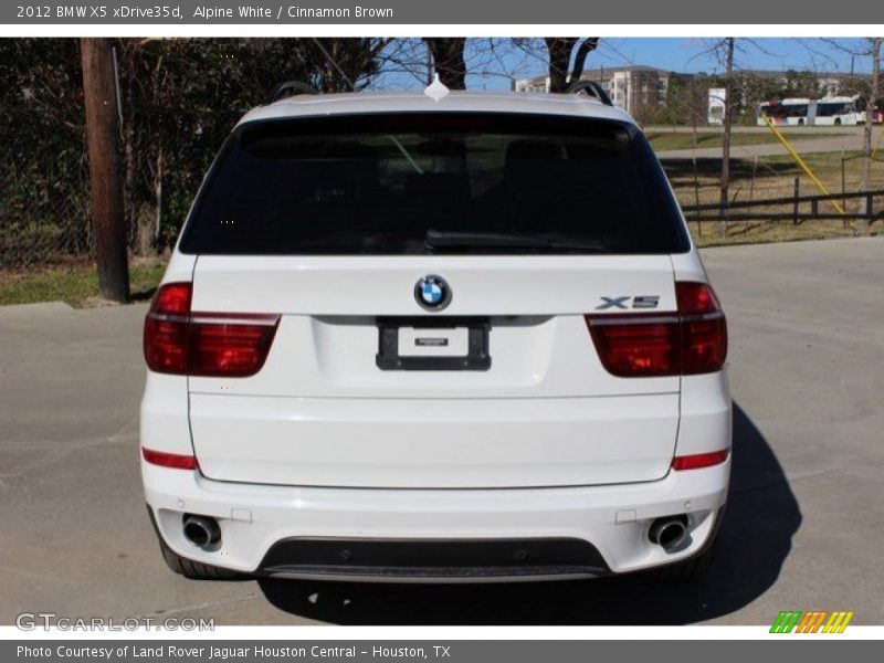 Alpine White / Cinnamon Brown 2012 BMW X5 xDrive35d