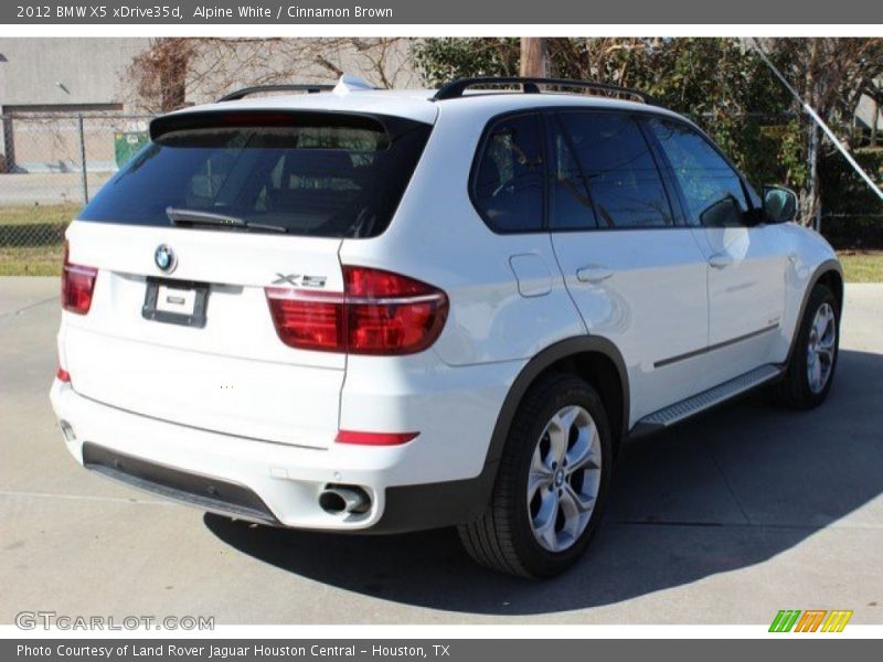Alpine White / Cinnamon Brown 2012 BMW X5 xDrive35d