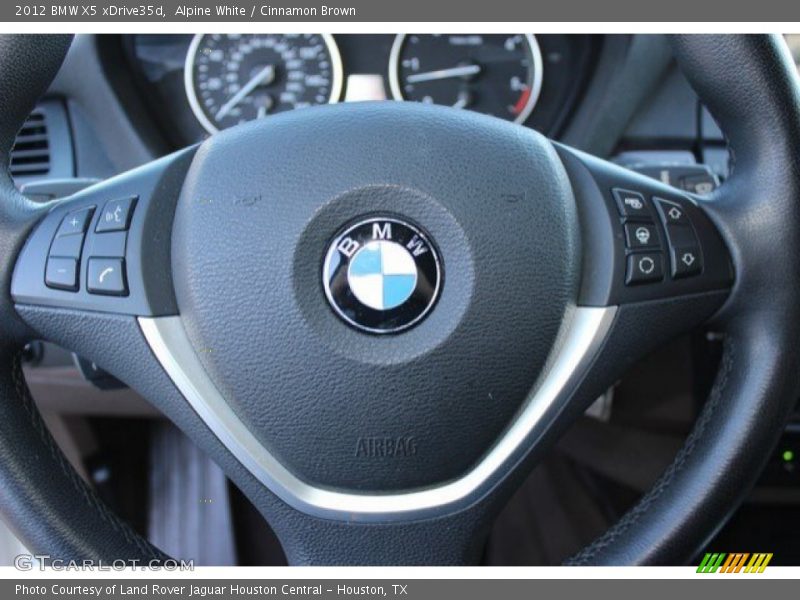 Alpine White / Cinnamon Brown 2012 BMW X5 xDrive35d