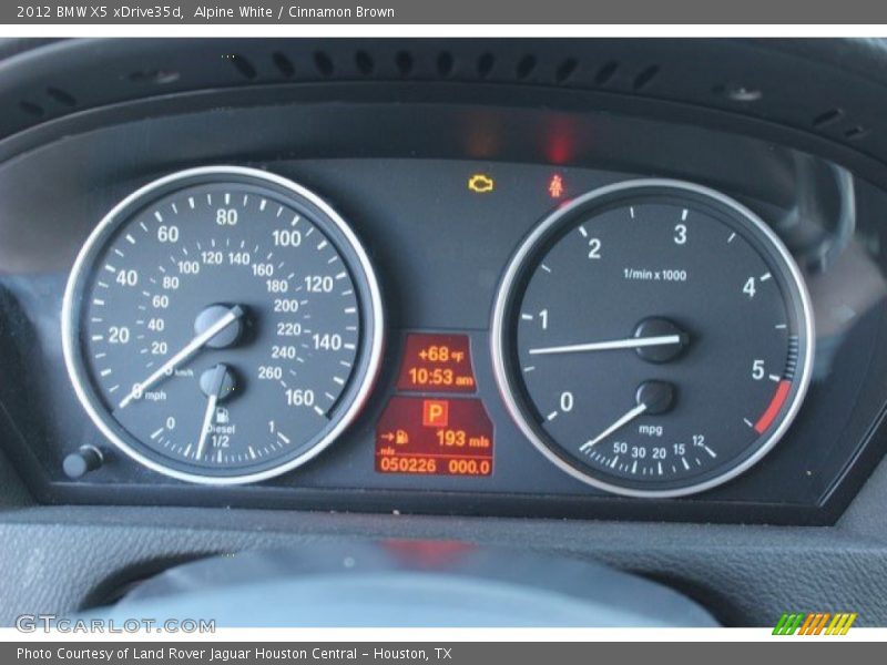 Alpine White / Cinnamon Brown 2012 BMW X5 xDrive35d