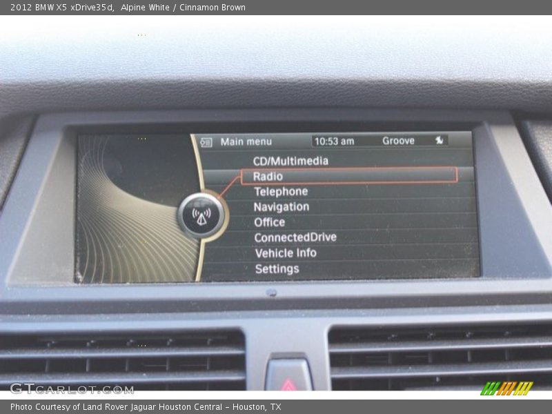 Alpine White / Cinnamon Brown 2012 BMW X5 xDrive35d