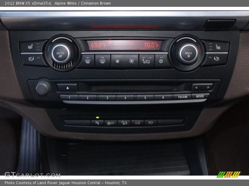 Alpine White / Cinnamon Brown 2012 BMW X5 xDrive35d