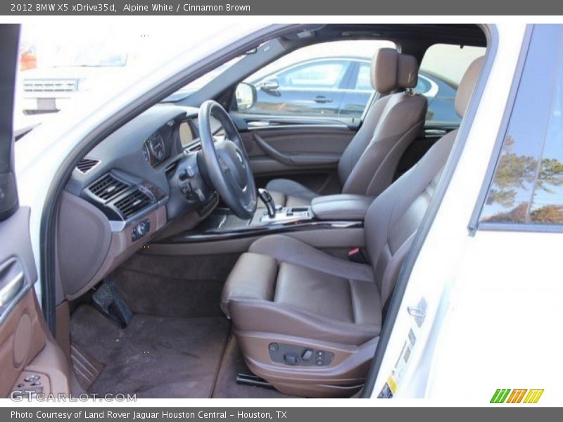 Alpine White / Cinnamon Brown 2012 BMW X5 xDrive35d