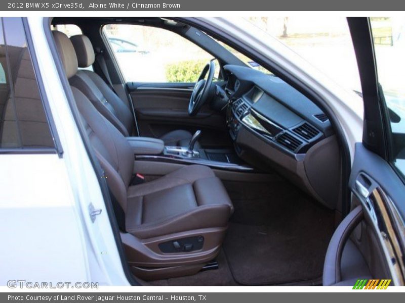 Alpine White / Cinnamon Brown 2012 BMW X5 xDrive35d