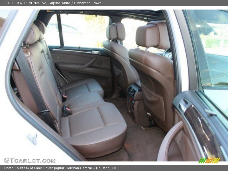 Alpine White / Cinnamon Brown 2012 BMW X5 xDrive35d