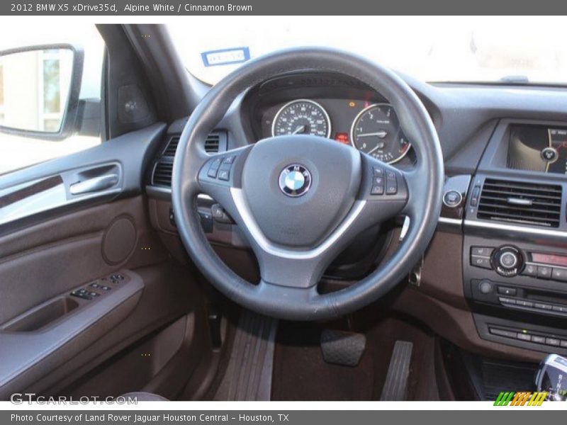 Alpine White / Cinnamon Brown 2012 BMW X5 xDrive35d