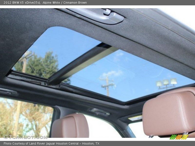 Alpine White / Cinnamon Brown 2012 BMW X5 xDrive35d