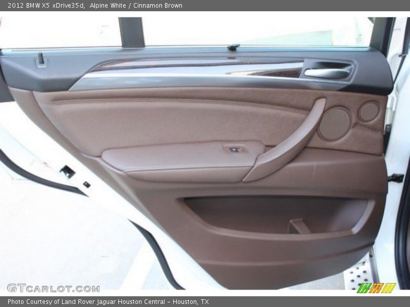Alpine White / Cinnamon Brown 2012 BMW X5 xDrive35d