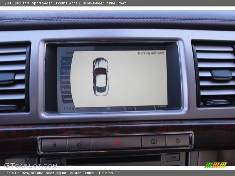 Polaris White / Barley Beige/Truffle Brown 2011 Jaguar XF Sport Sedan