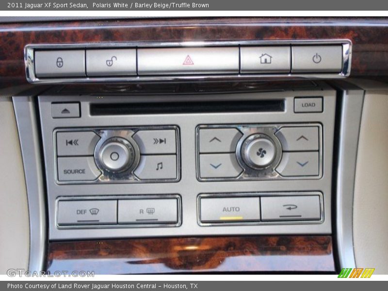 Polaris White / Barley Beige/Truffle Brown 2011 Jaguar XF Sport Sedan