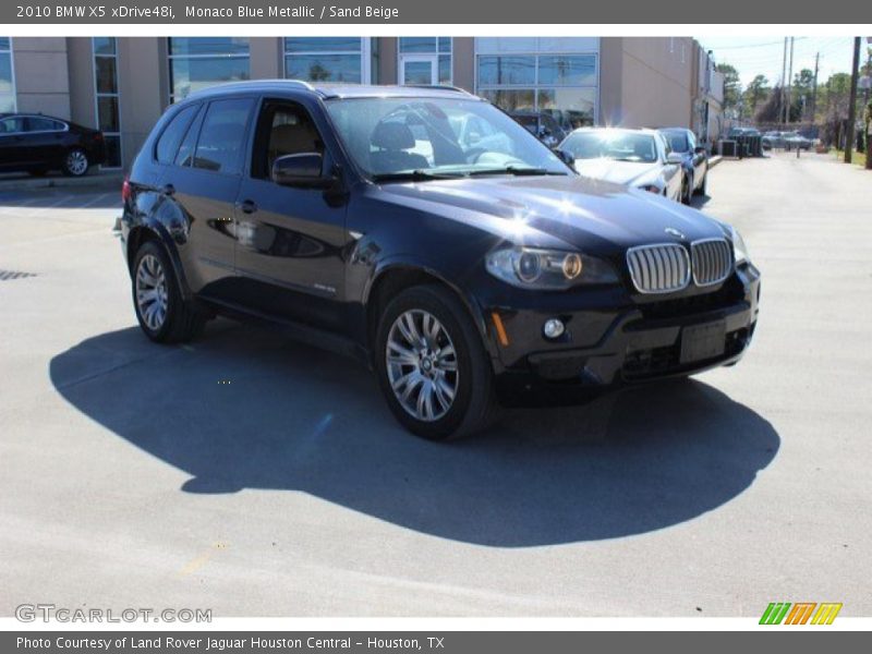 Monaco Blue Metallic / Sand Beige 2010 BMW X5 xDrive48i