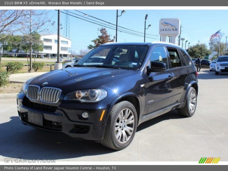 Monaco Blue Metallic / Sand Beige 2010 BMW X5 xDrive48i