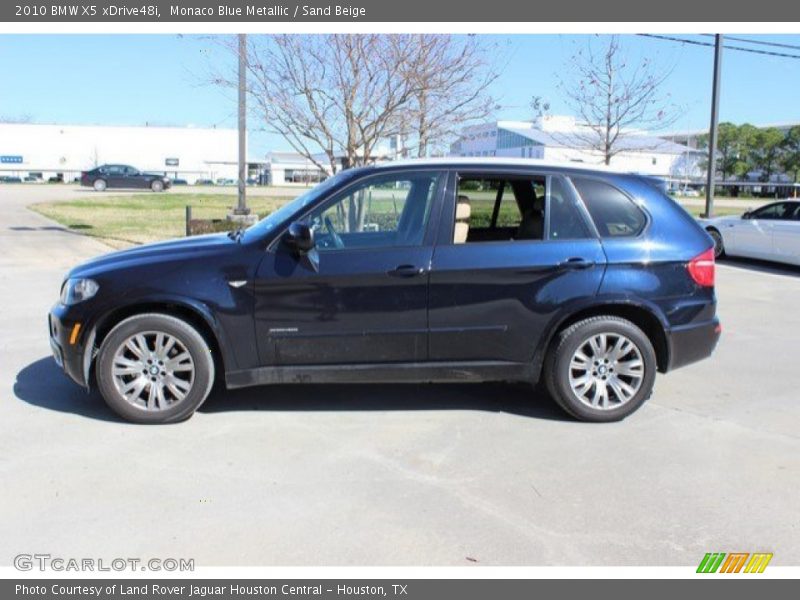 Monaco Blue Metallic / Sand Beige 2010 BMW X5 xDrive48i