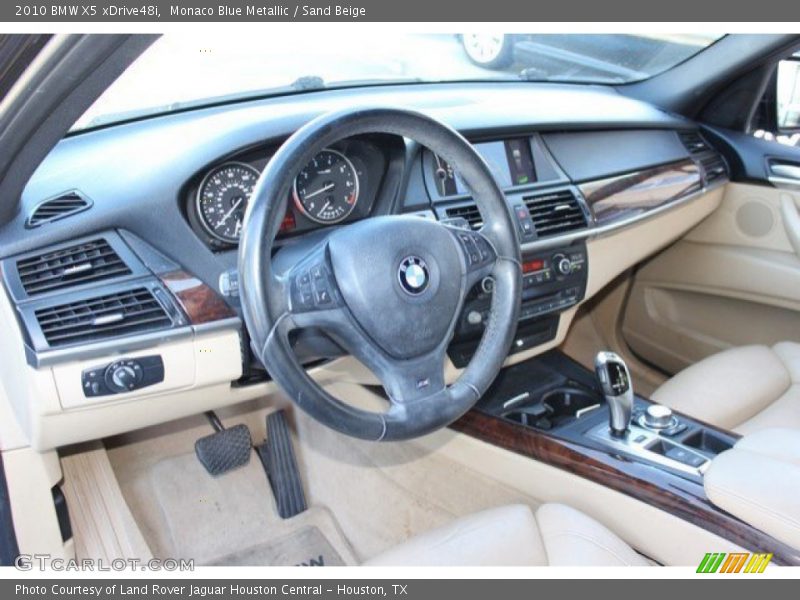 Monaco Blue Metallic / Sand Beige 2010 BMW X5 xDrive48i
