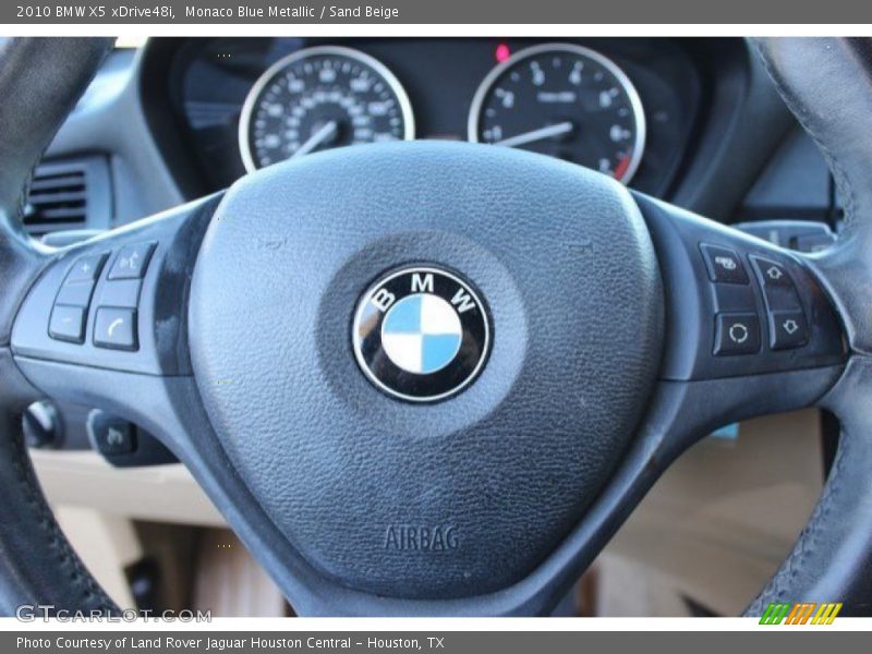 Monaco Blue Metallic / Sand Beige 2010 BMW X5 xDrive48i