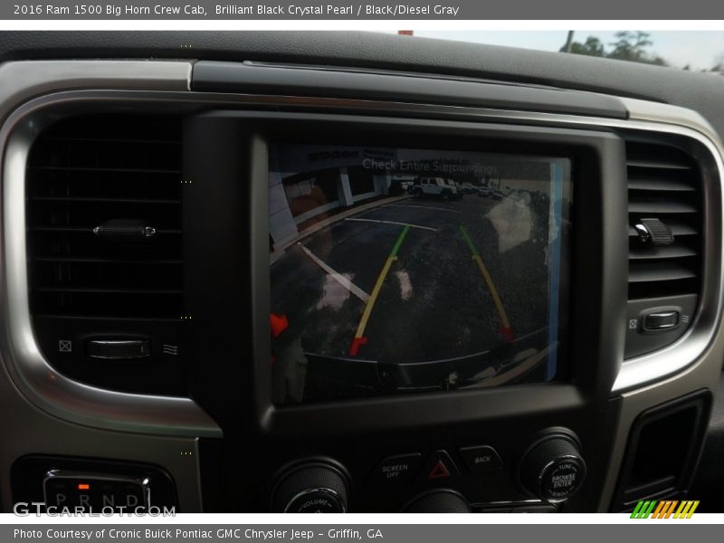 Brilliant Black Crystal Pearl / Black/Diesel Gray 2016 Ram 1500 Big Horn Crew Cab