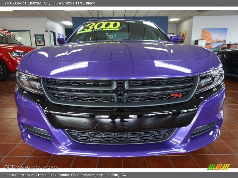 Plum Crazy Pearl / Black 2016 Dodge Charger R/T