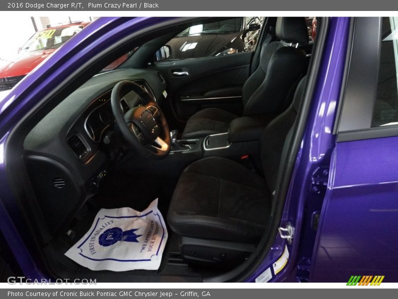 Plum Crazy Pearl / Black 2016 Dodge Charger R/T