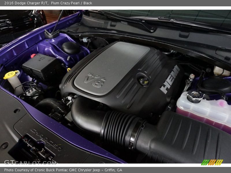 Plum Crazy Pearl / Black 2016 Dodge Charger R/T