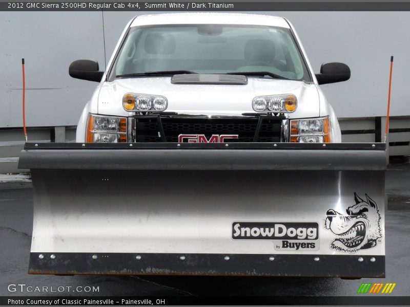 Summit White / Dark Titanium 2012 GMC Sierra 2500HD Regular Cab 4x4