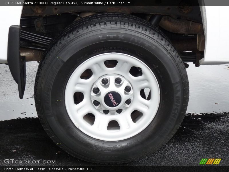 Summit White / Dark Titanium 2012 GMC Sierra 2500HD Regular Cab 4x4