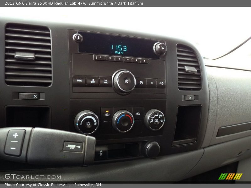 Summit White / Dark Titanium 2012 GMC Sierra 2500HD Regular Cab 4x4