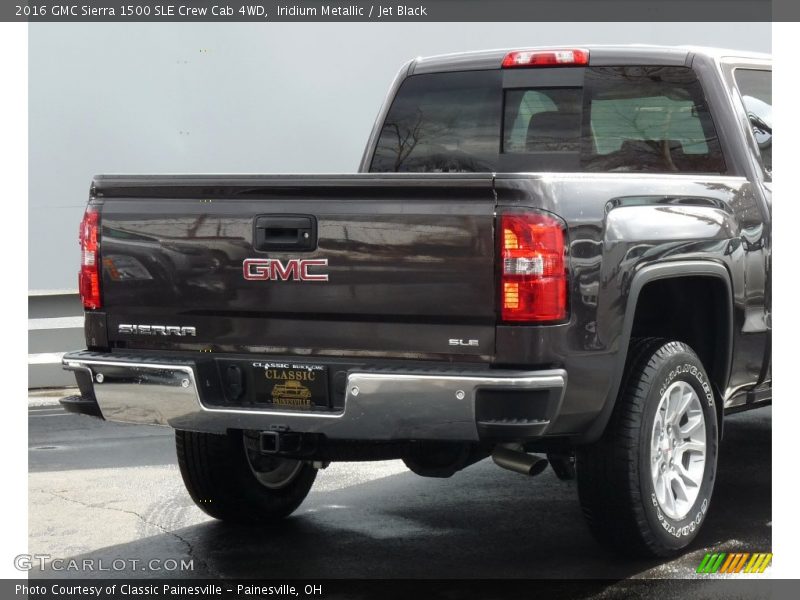 Iridium Metallic / Jet Black 2016 GMC Sierra 1500 SLE Crew Cab 4WD