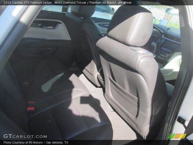 White Diamond Tricoat / Platinum Jet Black/Light Wheat 2015 Cadillac XTS Platinum Sedan