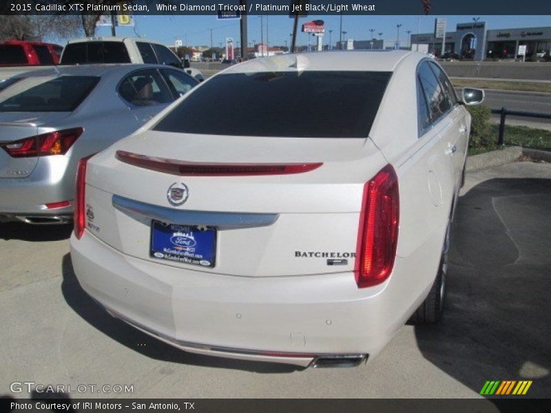 White Diamond Tricoat / Platinum Jet Black/Light Wheat 2015 Cadillac XTS Platinum Sedan
