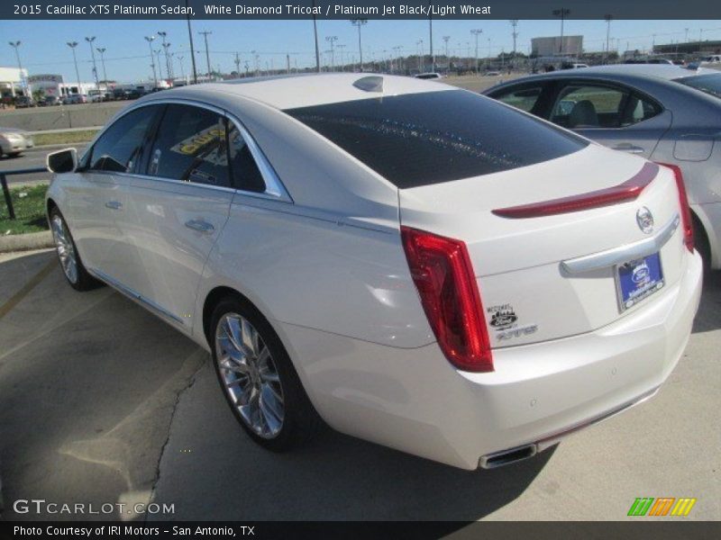 White Diamond Tricoat / Platinum Jet Black/Light Wheat 2015 Cadillac XTS Platinum Sedan
