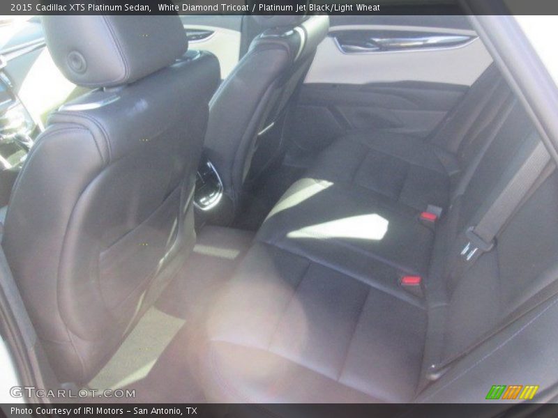 White Diamond Tricoat / Platinum Jet Black/Light Wheat 2015 Cadillac XTS Platinum Sedan