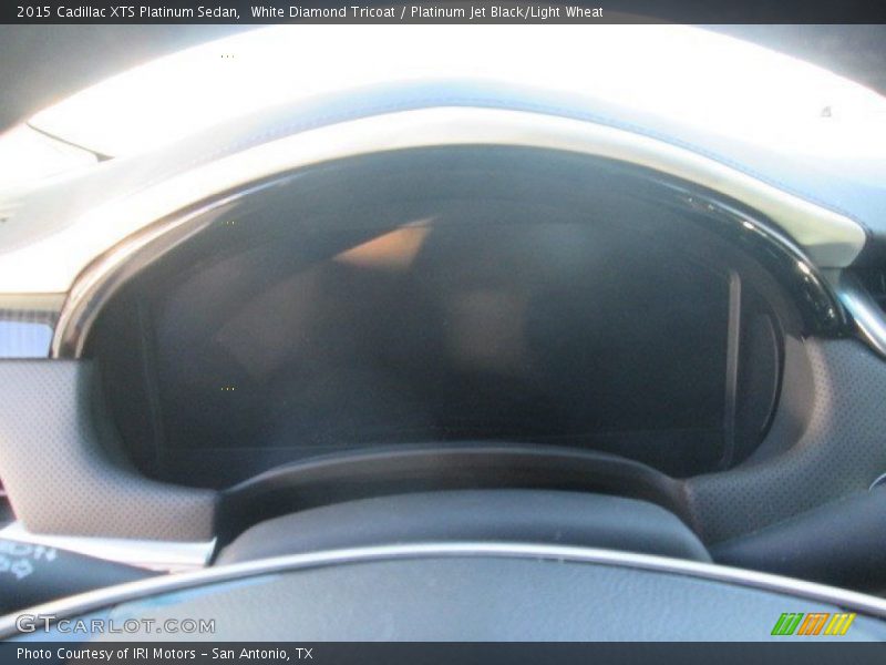 White Diamond Tricoat / Platinum Jet Black/Light Wheat 2015 Cadillac XTS Platinum Sedan