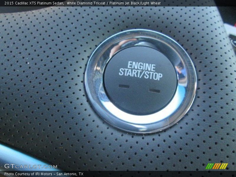 White Diamond Tricoat / Platinum Jet Black/Light Wheat 2015 Cadillac XTS Platinum Sedan