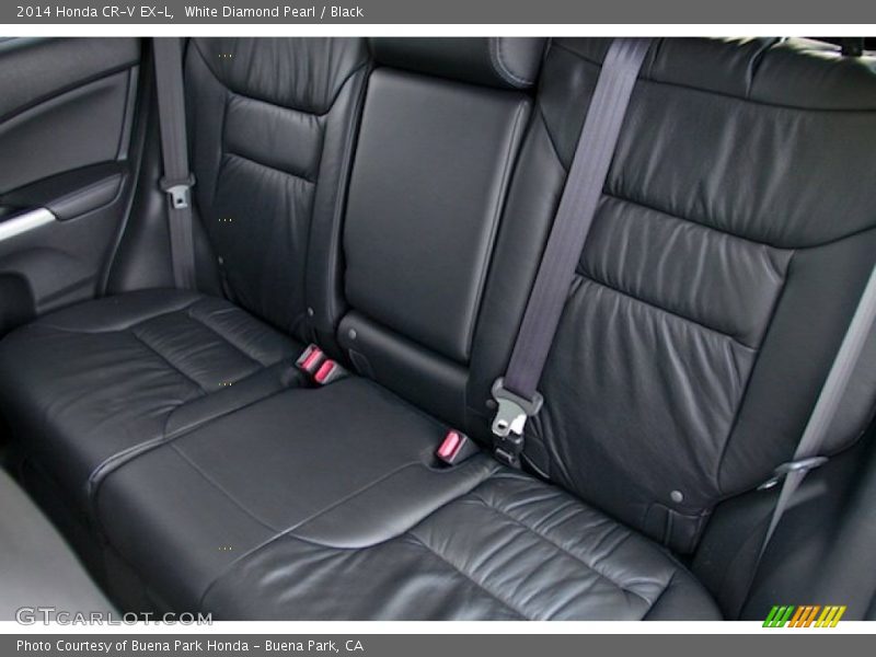 White Diamond Pearl / Black 2014 Honda CR-V EX-L