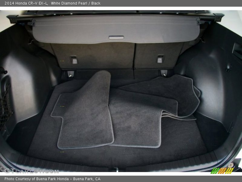White Diamond Pearl / Black 2014 Honda CR-V EX-L