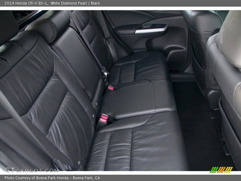 White Diamond Pearl / Black 2014 Honda CR-V EX-L