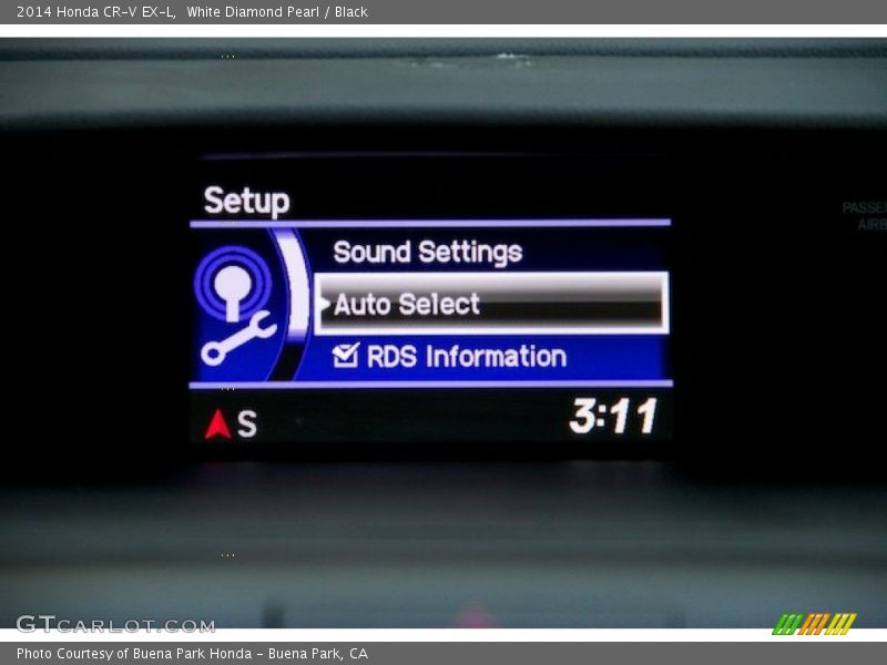 White Diamond Pearl / Black 2014 Honda CR-V EX-L