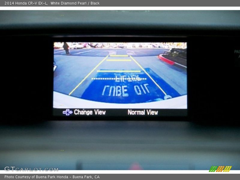 White Diamond Pearl / Black 2014 Honda CR-V EX-L