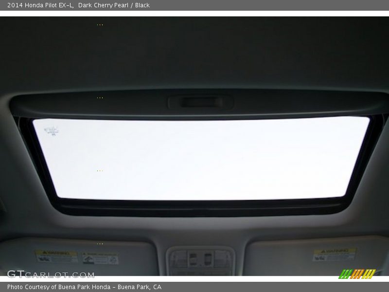 Dark Cherry Pearl / Black 2014 Honda Pilot EX-L