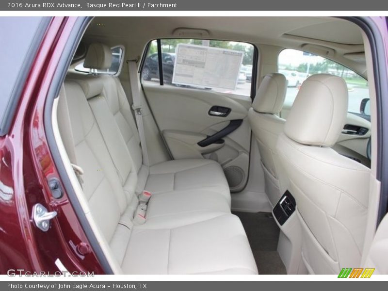 Basque Red Pearl II / Parchment 2016 Acura RDX Advance