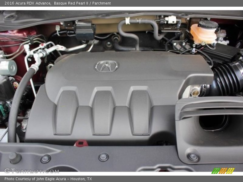 Basque Red Pearl II / Parchment 2016 Acura RDX Advance