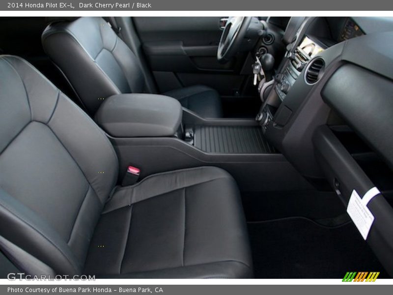 Dark Cherry Pearl / Black 2014 Honda Pilot EX-L