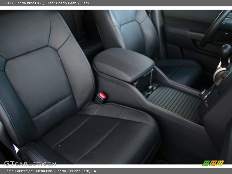 Dark Cherry Pearl / Black 2014 Honda Pilot EX-L